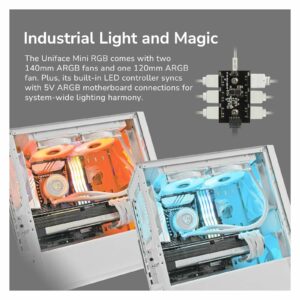 Компьютерный корпус Cougar Uniface Mini RGB (White) без Б/П — изображение 70